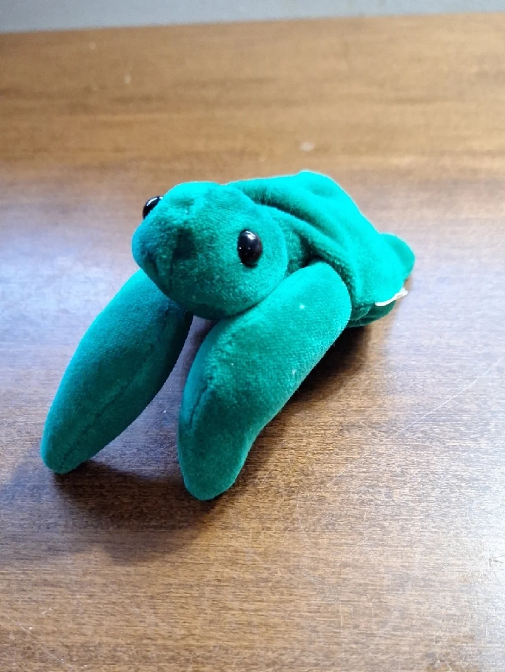 Manhatten Toy Plush Sea Turtle Mini Plush Beans Toy - Green